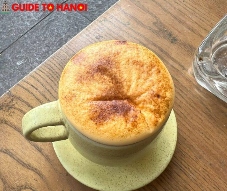 Try the Egg Coffee at Giang Cafe